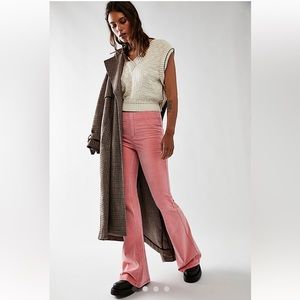 Free People Pull On Corduroy Flare Size 25
